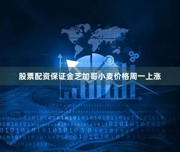 股票配资保证金芝加哥小麦价格周一上涨