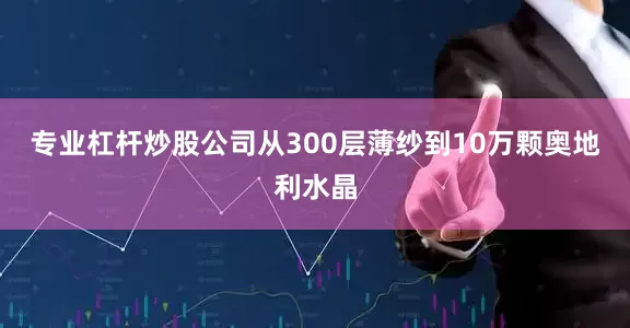 专业杠杆炒股公司从300层薄纱到10万颗奥地利水晶